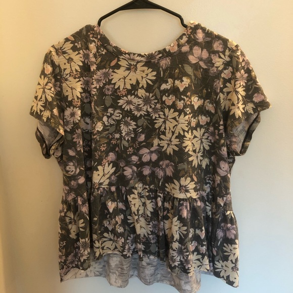 Lauren Conrad Peplum Top XL - Picture 3 of 6